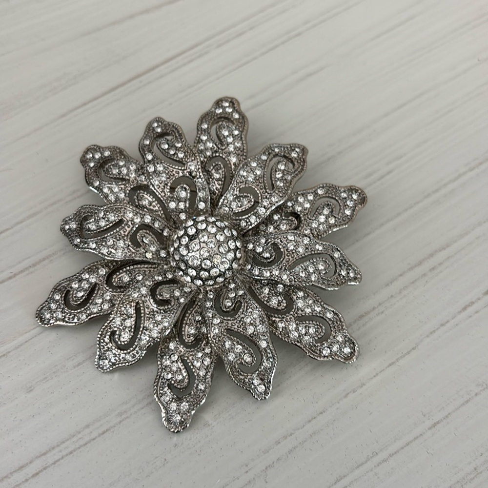 Large Rhinestone Pin